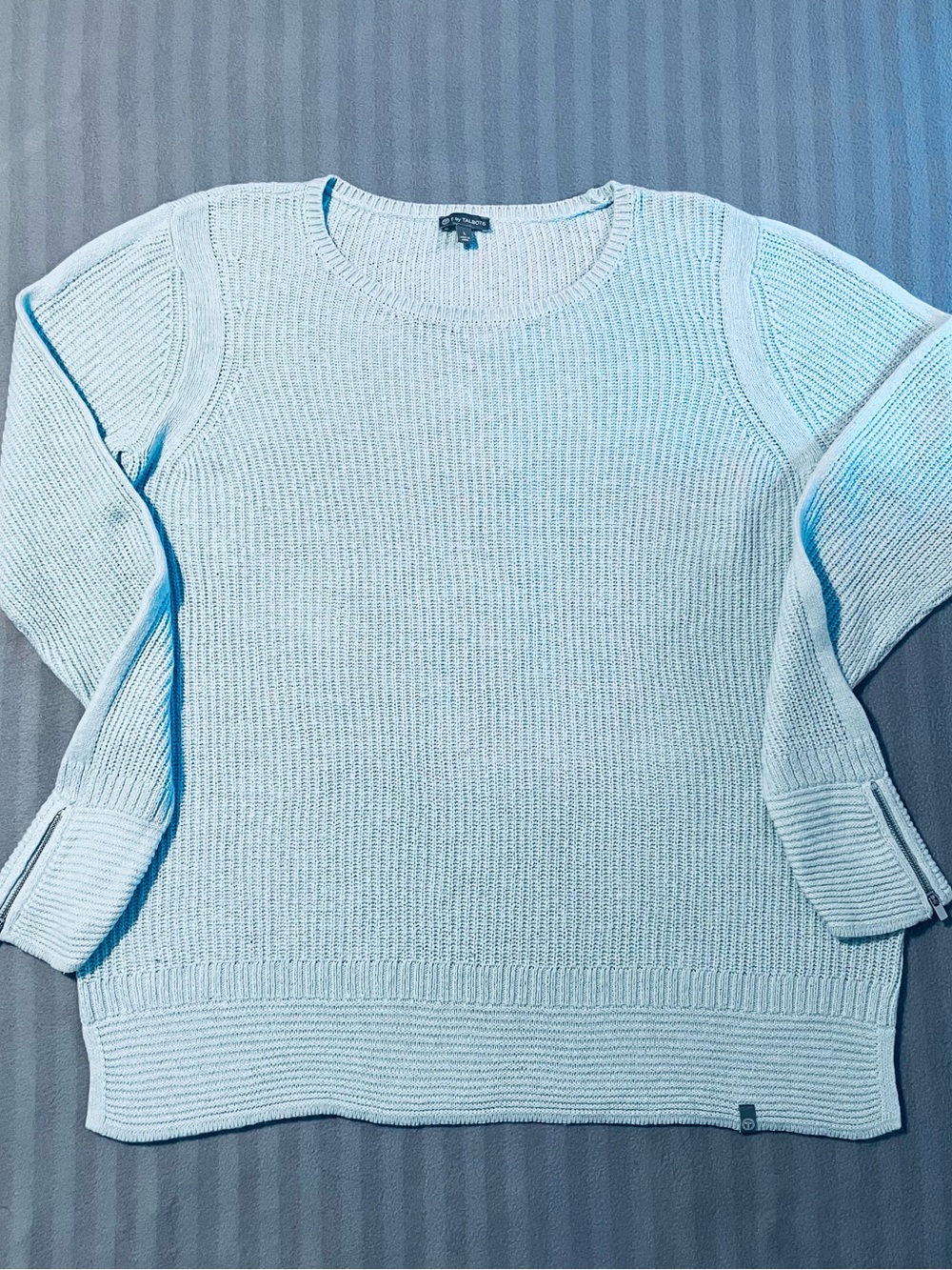 Talbots Light Blue Crewneck Sweater